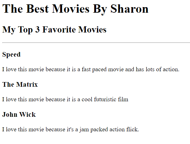 Movie Ranking project preview